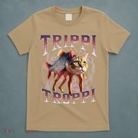 Trippi Troppi - Italian Brainrot Meme Cat Gift T-Shirt thumb 5