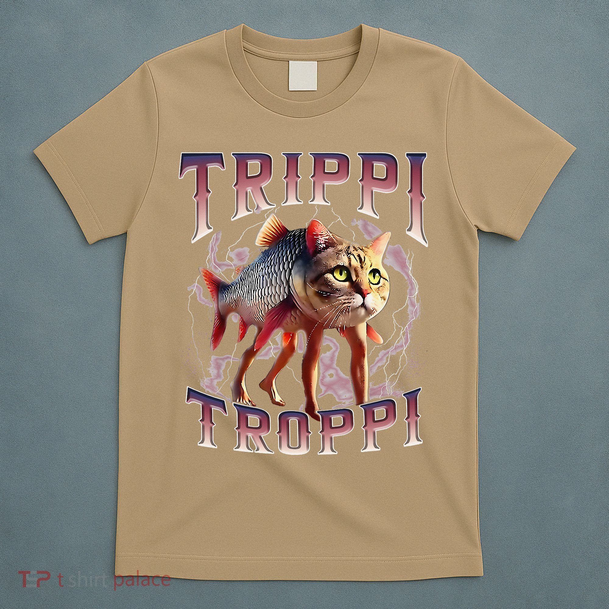 Trippi Troppi - Italian Brainrot Meme Cat Gift T-Shirt