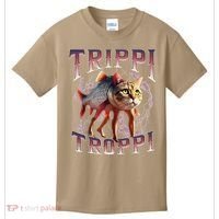 Trippi Troppi - Italian Brainrot Meme Cat Gift Kids T-Shirt thumb 0
