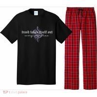 Trash Takes Itself Out Every Single Time Pajama Set thumb 0