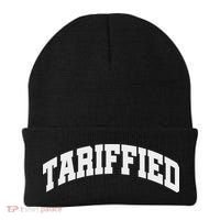 Tariffied Tariff Ied Funny Trump Economic Tariffs War Beanie thumb 0
