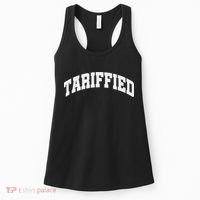 Tariffied Tariff Ied Funny Trump Economic Tariffs War Women's Tank Top thumb 0