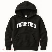 Tariffied Tariff Ied Funny Trump Economic Tariffs War Kids Hoodie thumb 0