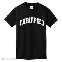 Tariffied Tariff Ied Funny Trump Economic Tariffs War Kids T-Shirt thumb 0