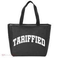 Tariffied Tariff Ied Funny Trump Economic Tariffs War Tote Bag thumb 0