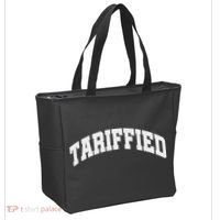 Tariffied Tariff Ied Funny Trump Economic Tariffs War Tote Bag thumb 2
