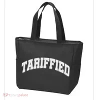 Tariffied Tariff Ied Funny Trump Economic Tariffs War Tote Bag thumb 3