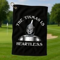 The Tinman Is Heartless Nancy Pelosi Golf Towel thumb 1