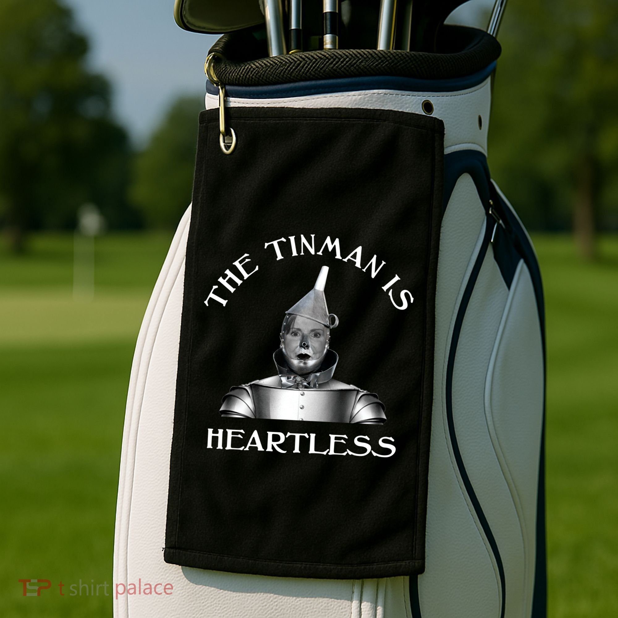 The Tinman Is Heartless Nancy Pelosi Golf Towel