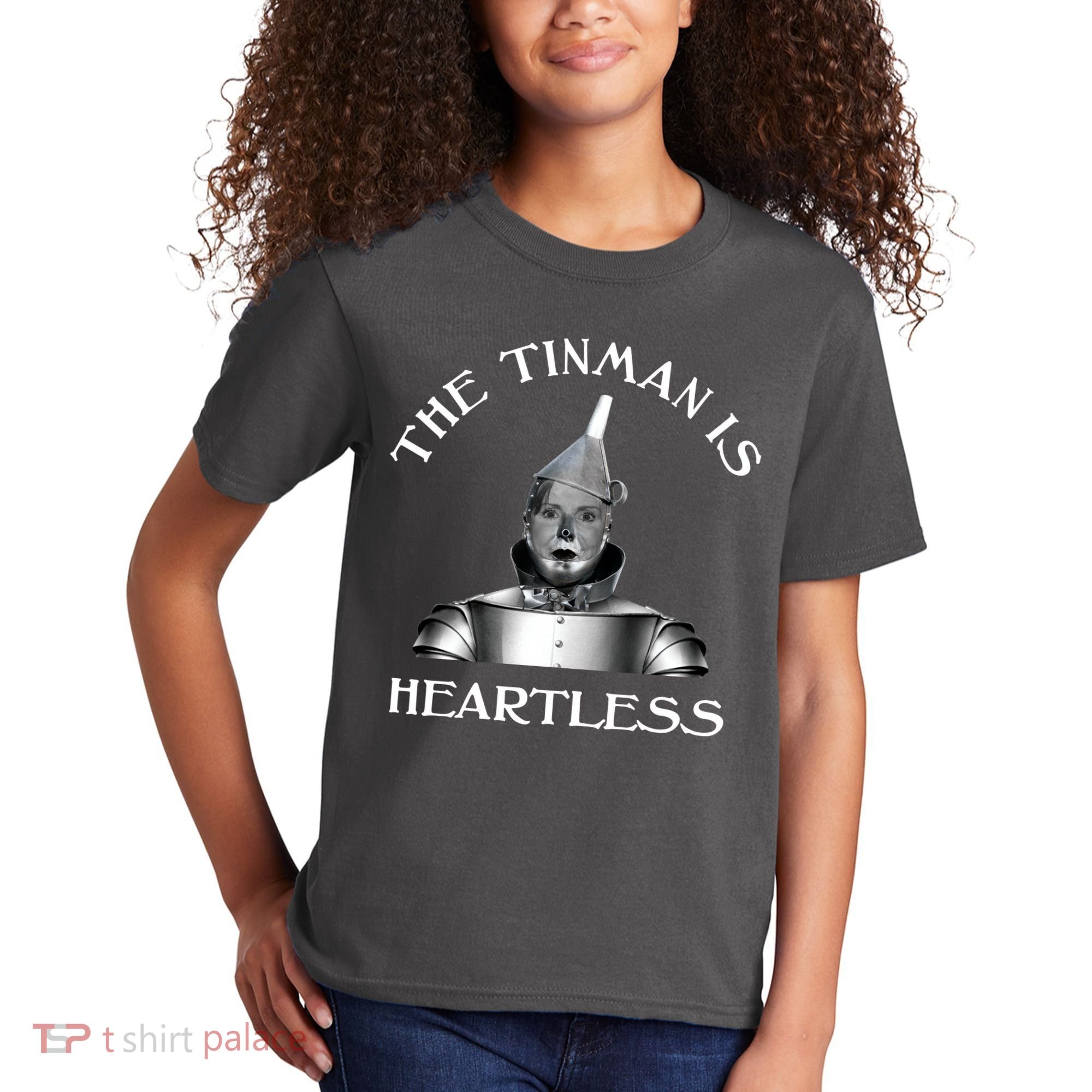 The Tinman Is Heartless Nancy Pelosi Kids T-Shirt