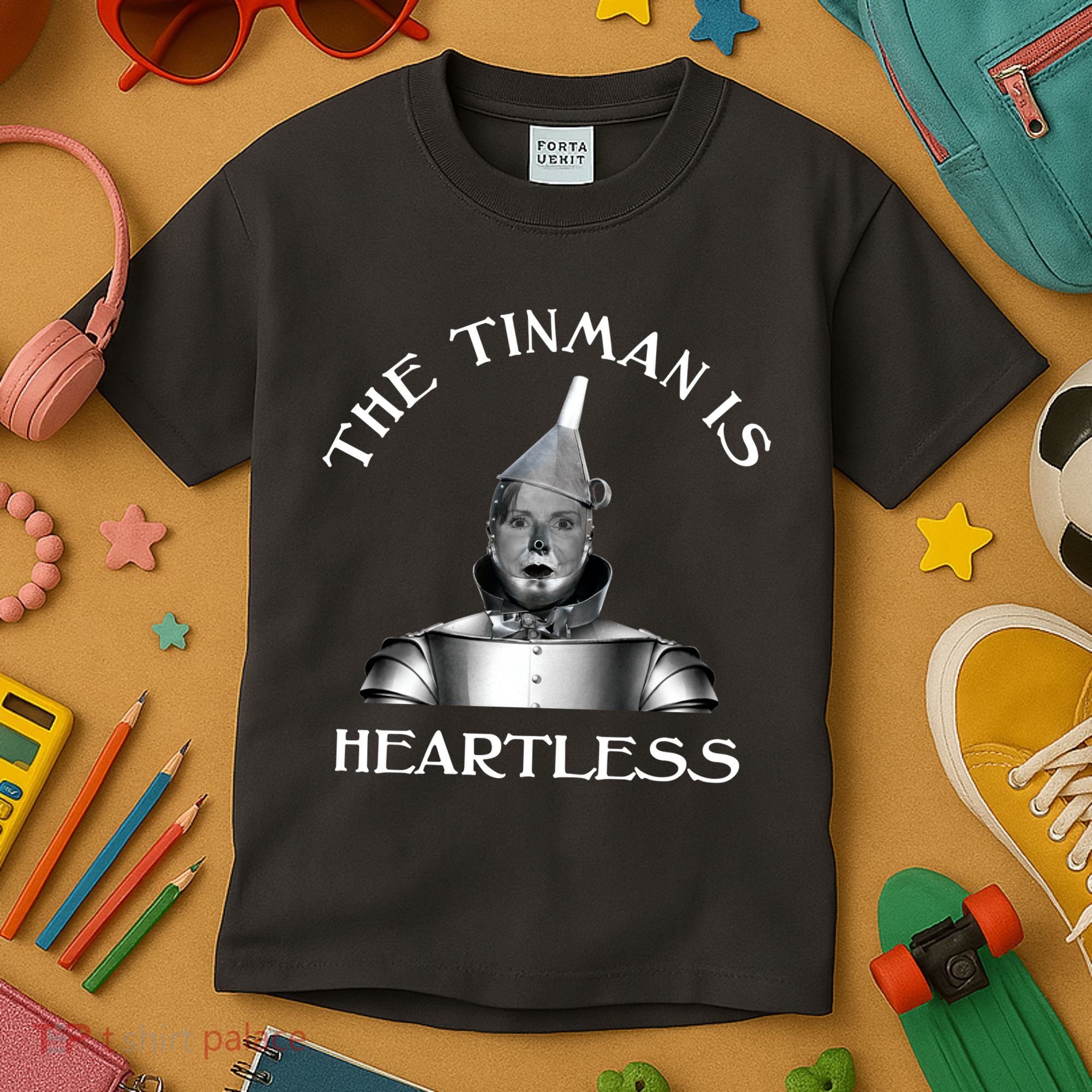 The Tinman Is Heartless Nancy Pelosi Kids T-Shirt