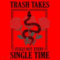 Trash Takes Itself Out Every Single Time Santa Hat thumb 1