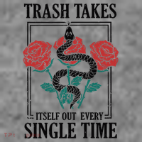 Trash Takes Itself Out Every Single Time Toddler Hoodie thumb 2