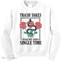 Trash Takes Itself Out Every Single Time Kids Sweatshirt thumb 0