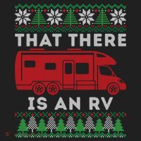 That There Is An RV Ugly Christmas Camping Holiday Women's Sweatshirt thumb 2