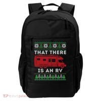 That There Is An RV Ugly Christmas Camping Holiday Backpack thumb 0