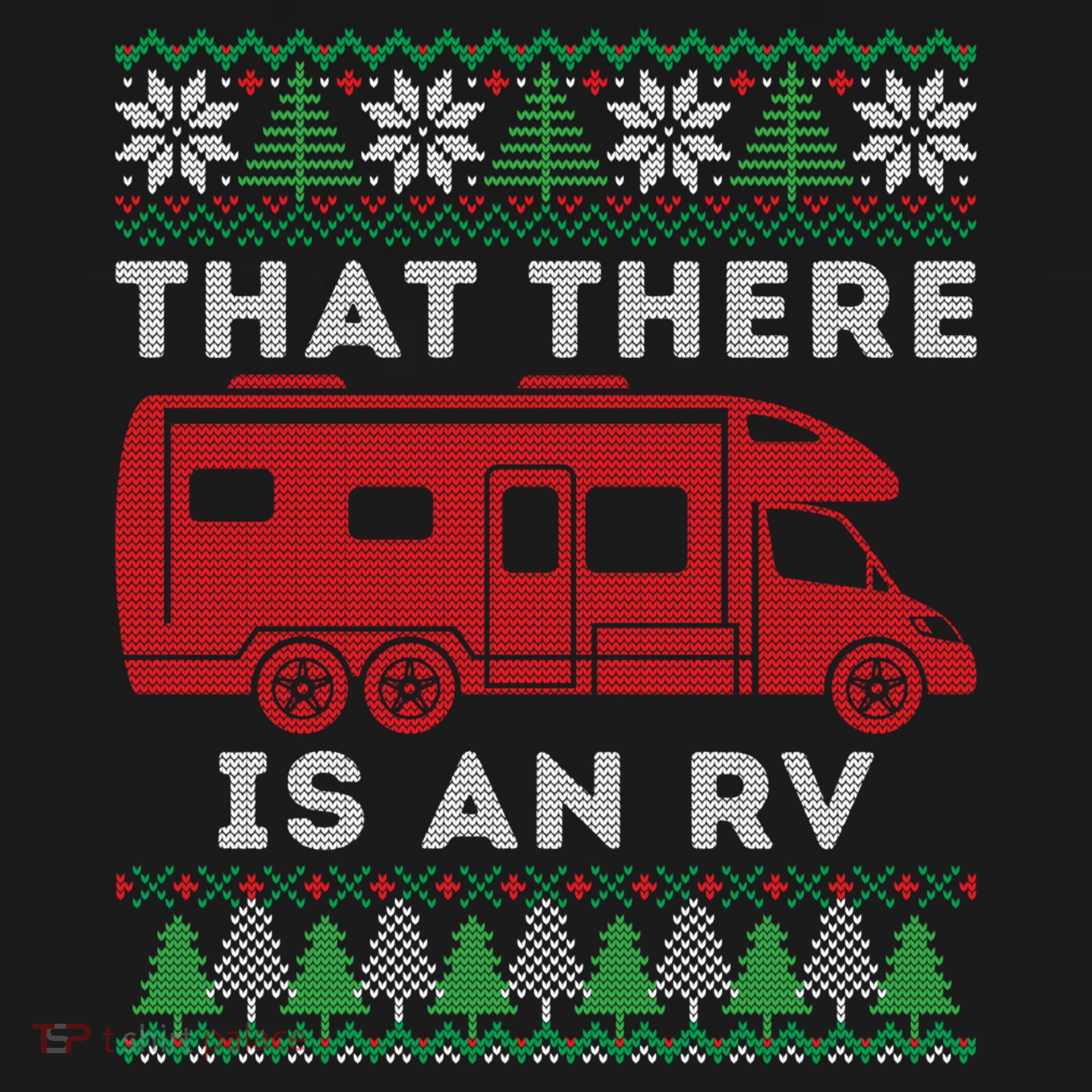 That There Is An RV Ugly Christmas Camping Holiday Bucket Hat