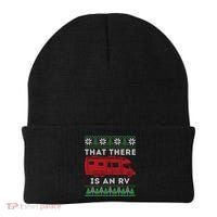 That There Is An RV Ugly Christmas Camping Holiday Beanie thumb 0