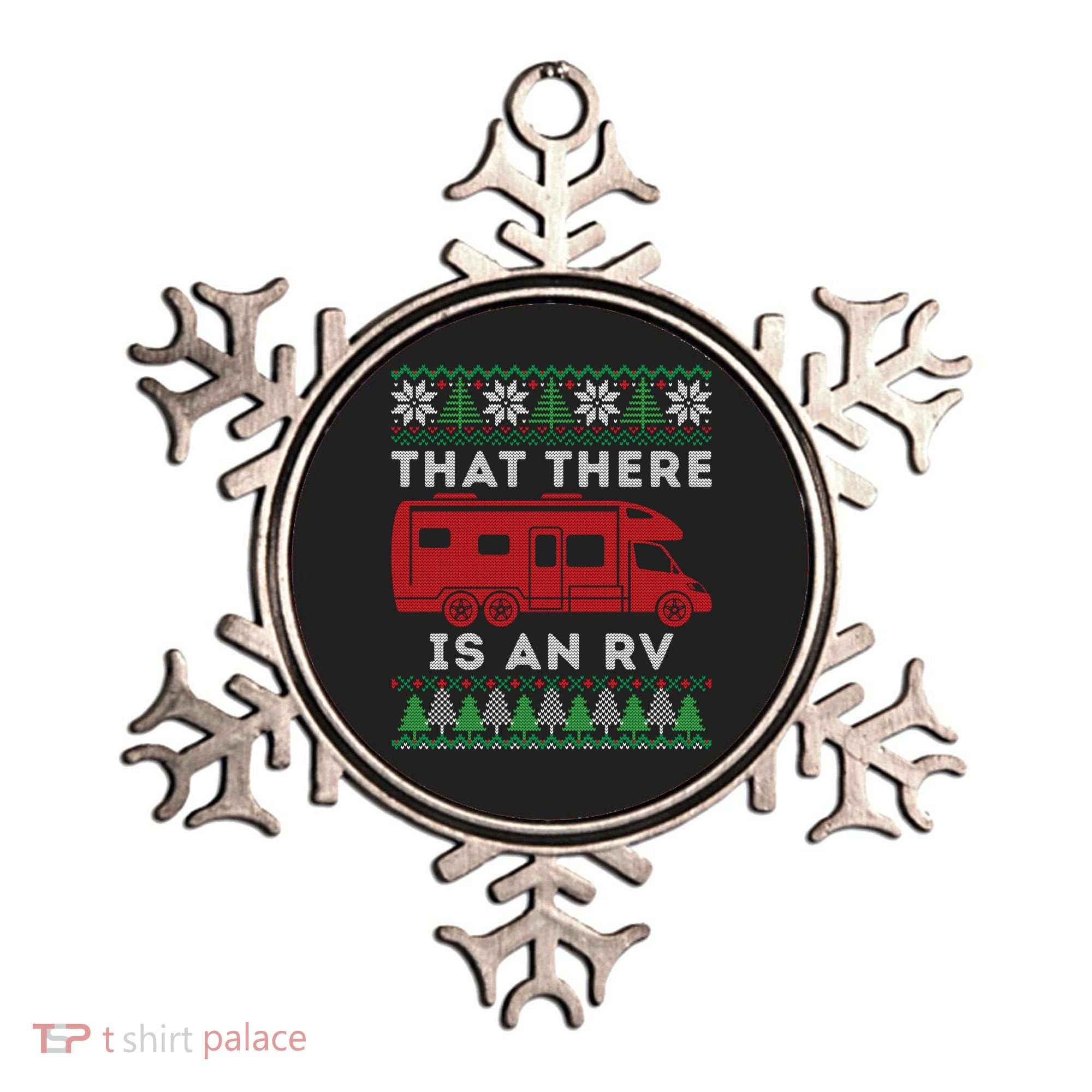 That There Is An RV Ugly Christmas Camping Holiday Ornament