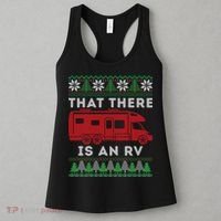 That There Is An RV Ugly Christmas Camping Holiday Women's Tank Top thumb 3