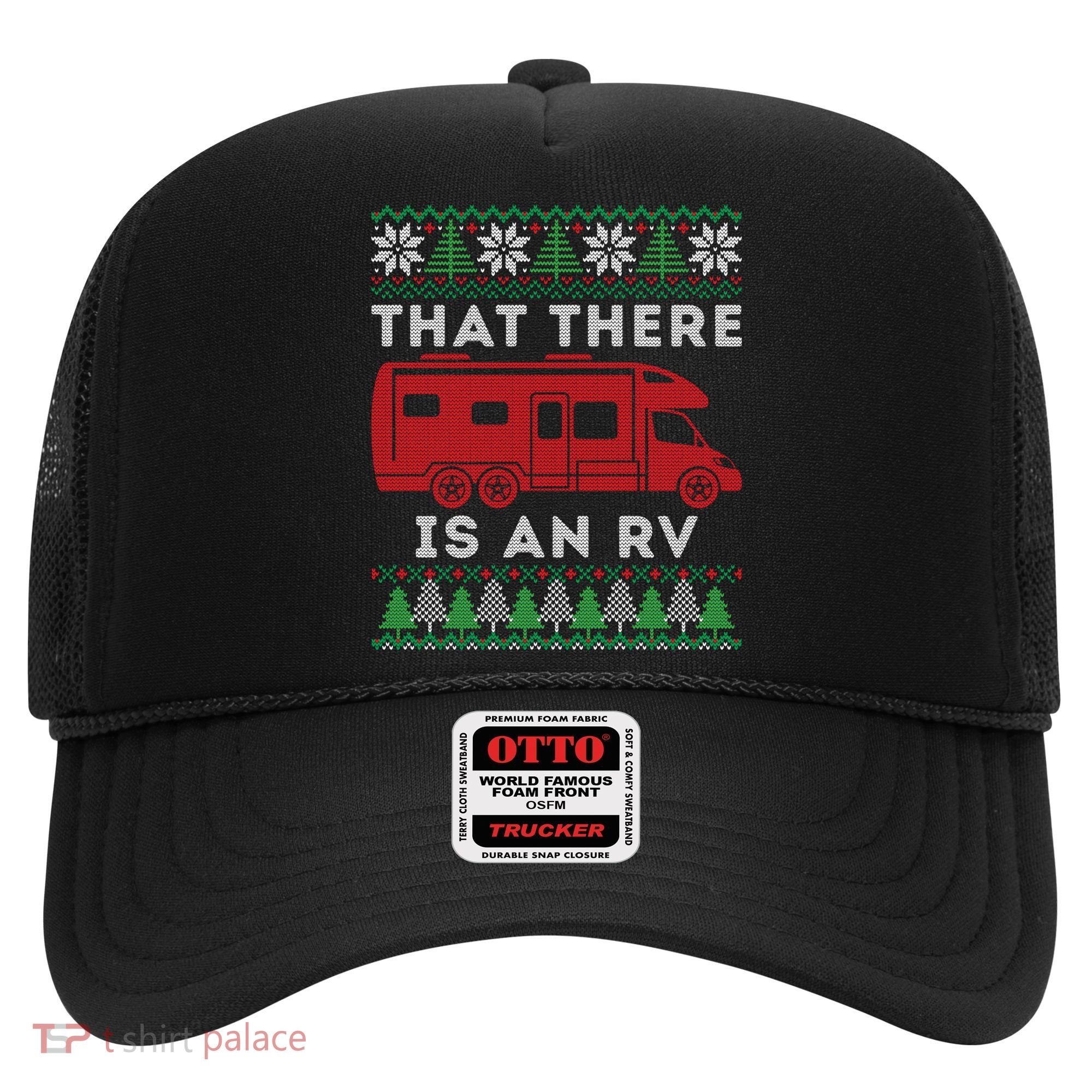 That There Is An RV Ugly Christmas Camping Holiday Hat