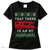 That There Is An RV Ugly Christmas Camping Holiday Women's T-Shirt thumb 0