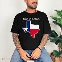 Texas This Is Home with State Outline and Texas Flag Comfort Colors T-Shirt thumb 3