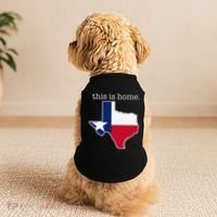 Texas This Is Home with State Outline and Texas Flag Doggie Tank thumb 2