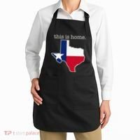 Texas This Is Home with State Outline and Texas Flag Apron thumb 2