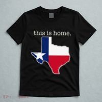 Texas This Is Home with State Outline and Texas Flag T-Shirt thumb 5