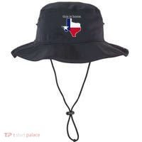 Texas This Is Home with State Outline and Texas Flag Bucket Hat thumb 0