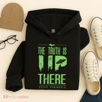 The Truth Is Up There Upper Peninsula Ufo Hoodie thumb 4