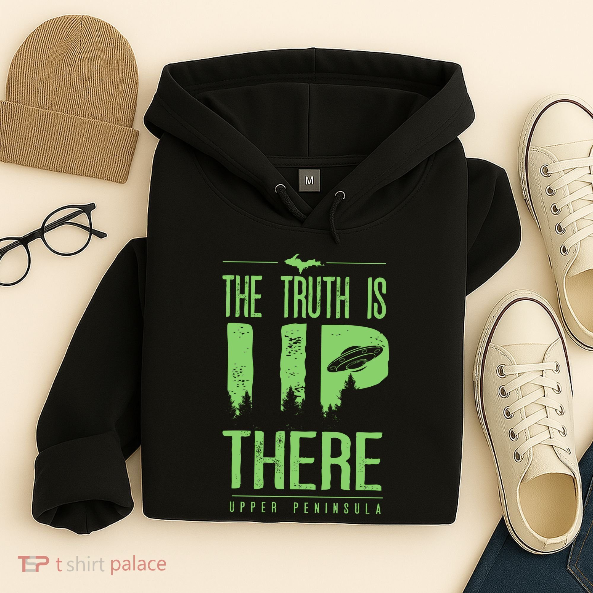 The Truth Is Up There Upper Peninsula Ufo Hoodie