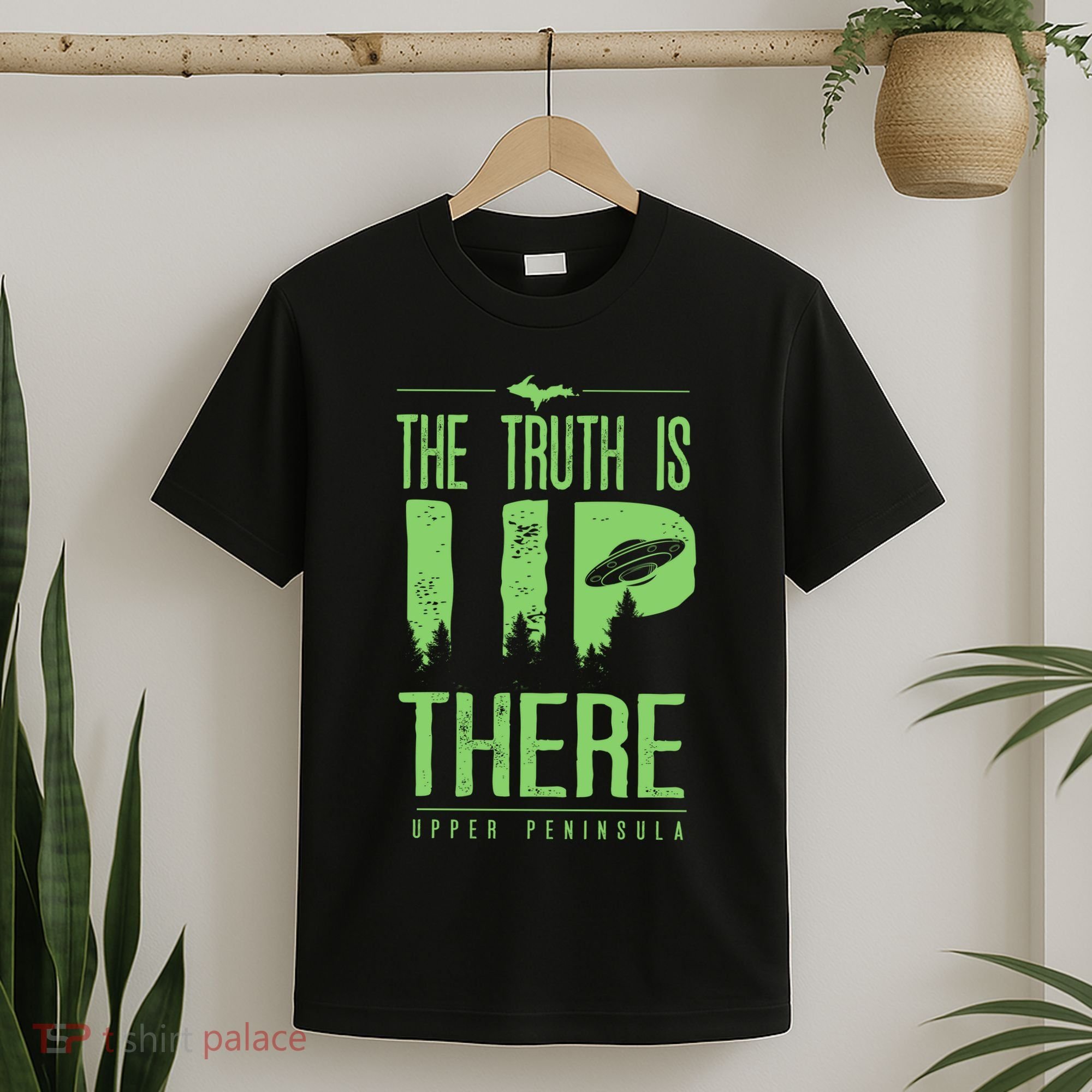 The Truth Is Up There Upper Peninsula Ufo T-Shirt