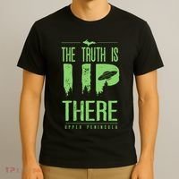 The Truth Is Up There Upper Peninsula Ufo T-Shirt thumb 3
