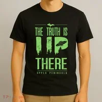 The Truth Is Up There Upper Peninsula Ufo T-Shirt thumb 3