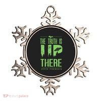 The Truth Is Up There Upper Peninsula Ufo Ornament thumb 0