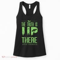 The Truth Is Up There Upper Peninsula Ufo Women's Tank Top thumb 0
