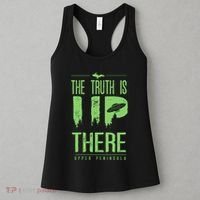 The Truth Is Up There Upper Peninsula Ufo Women's Tank Top thumb 3