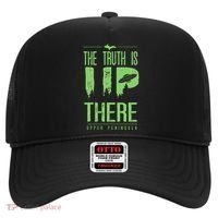 The Truth Is Up There Upper Peninsula Ufo Hat thumb 0
