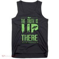 The Truth Is Up There Upper Peninsula Ufo Tank Top thumb 0