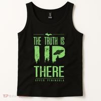 The Truth Is Up There Upper Peninsula Ufo Tank Top thumb 2