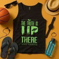 The Truth Is Up There Upper Peninsula Ufo Tank Top thumb 4