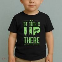 The Truth Is Up There Upper Peninsula Ufo Toddler T-Shirt thumb 2