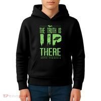 The Truth Is Up There Upper Peninsula Ufo Kids Hoodie thumb 4