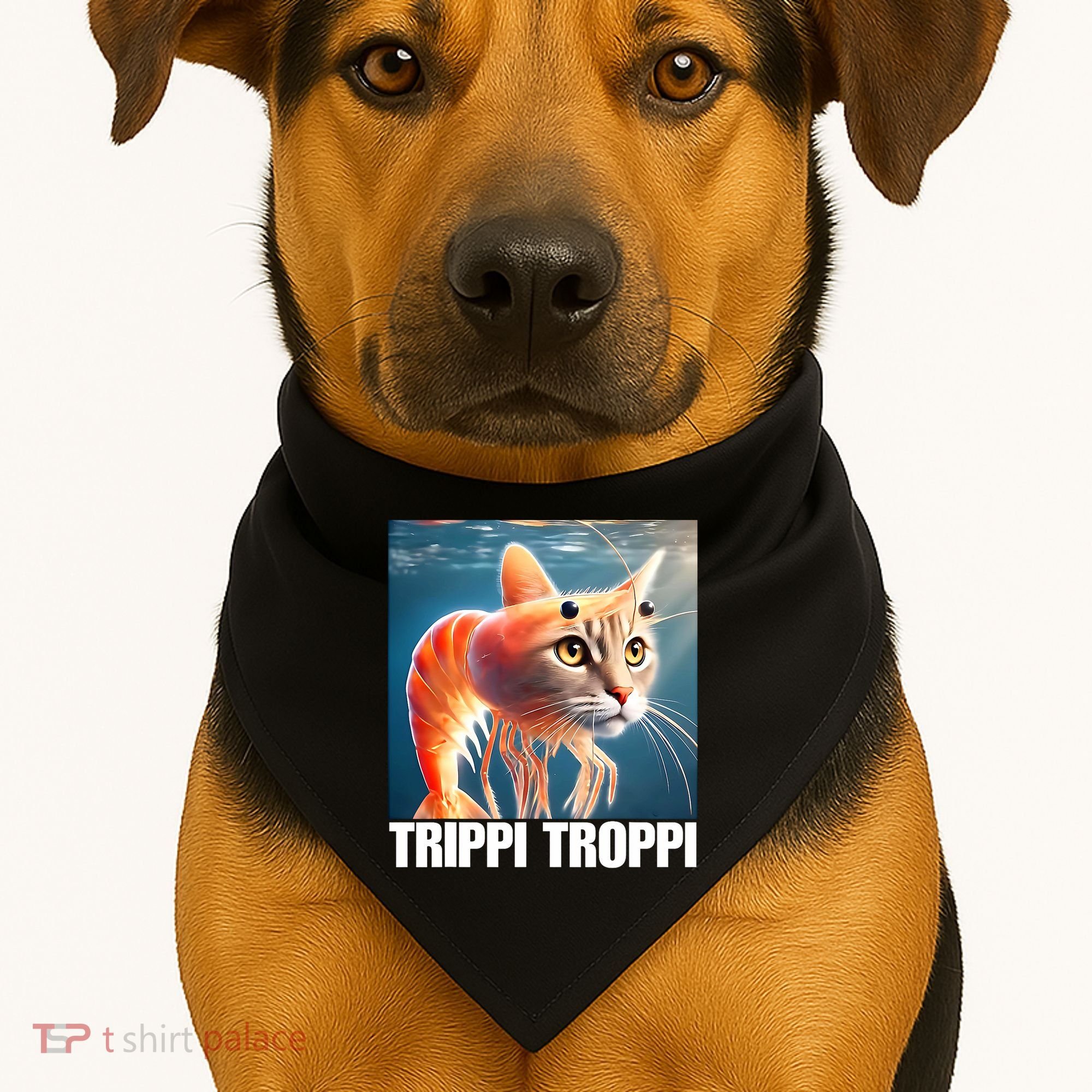 Trippi Troppi - Italian Brainrot Meme  USA-Made Doggie Bandana