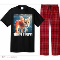 Trippi Troppi - Italian Brainrot Meme  Pajama Set thumb 0
