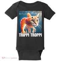 Trippi Troppi - Italian Brainrot Meme  Baby Bodysuit thumb 0
