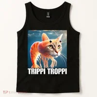Trippi Troppi - Italian Brainrot Meme  Tank Top thumb 2