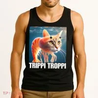 Trippi Troppi - Italian Brainrot Meme  Tank Top thumb 3